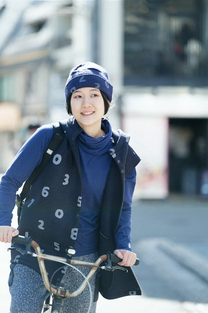 BIKEニットキャップ／SO-SU-U 上下（しょうか） 留紺（とめこん）