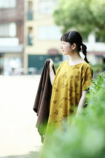【予約】モスリン 長方形衣（ちょうほうけい）／里山（さとやま）（※9月中旬発送予定）
