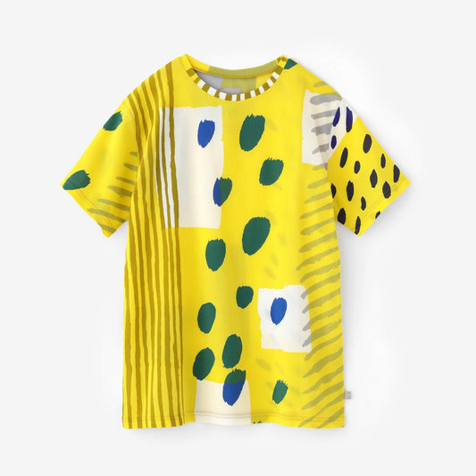 高島縮 40/40 半袖Tシャツ／路地（ろじ）