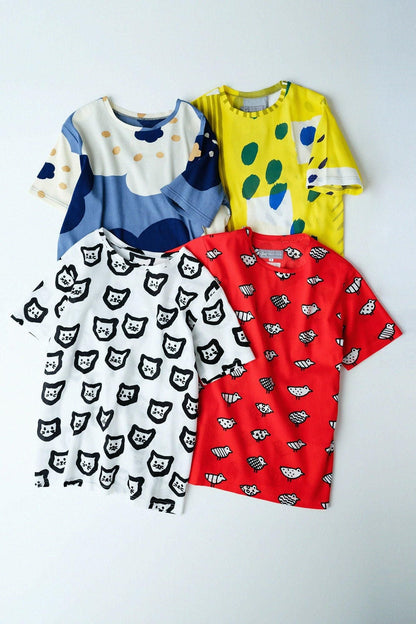高島縮 40/40 半袖Tシャツ／路地（ろじ）
