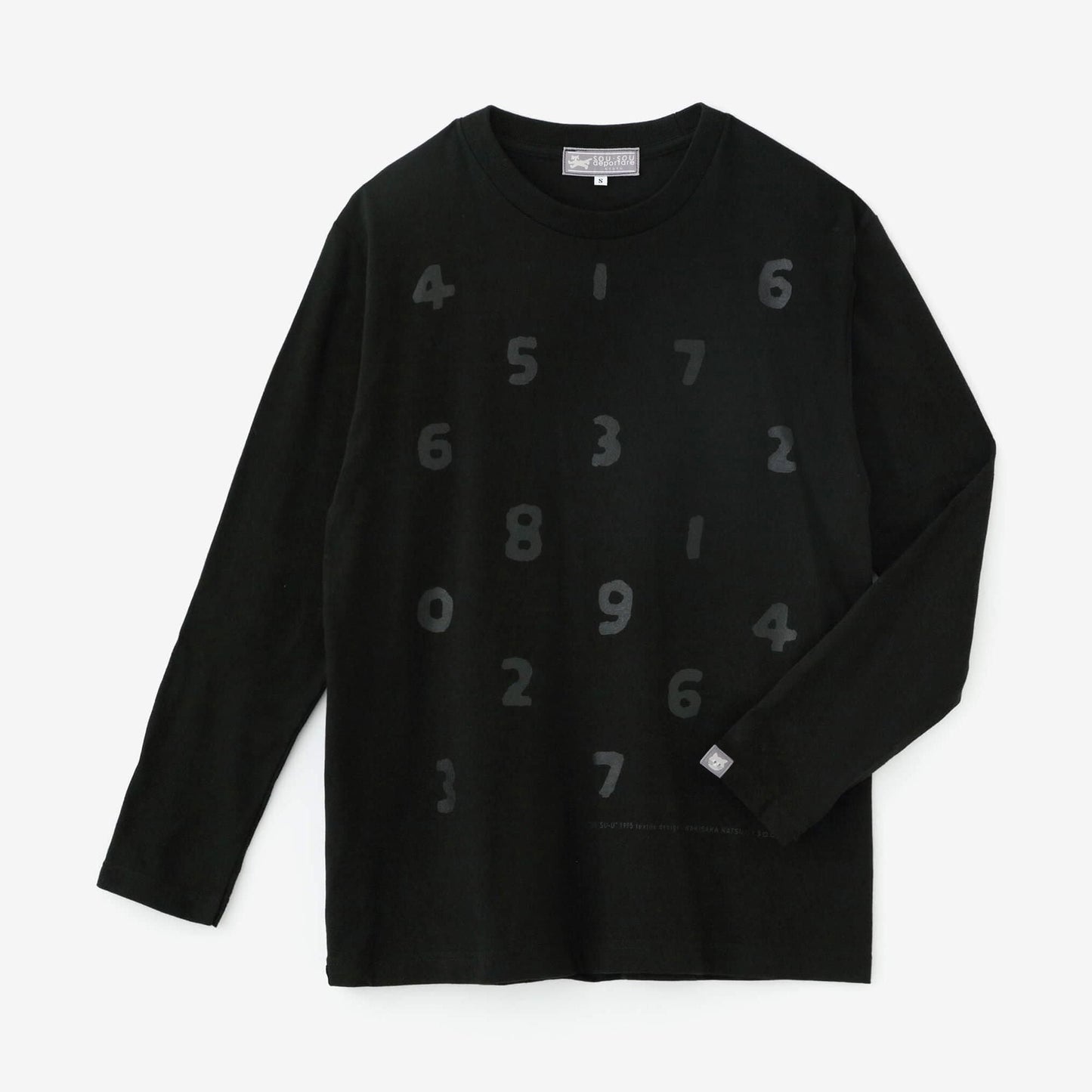 SO-SU-U 長袖Tシャツ2 [5.6]／ブラック×ブラック