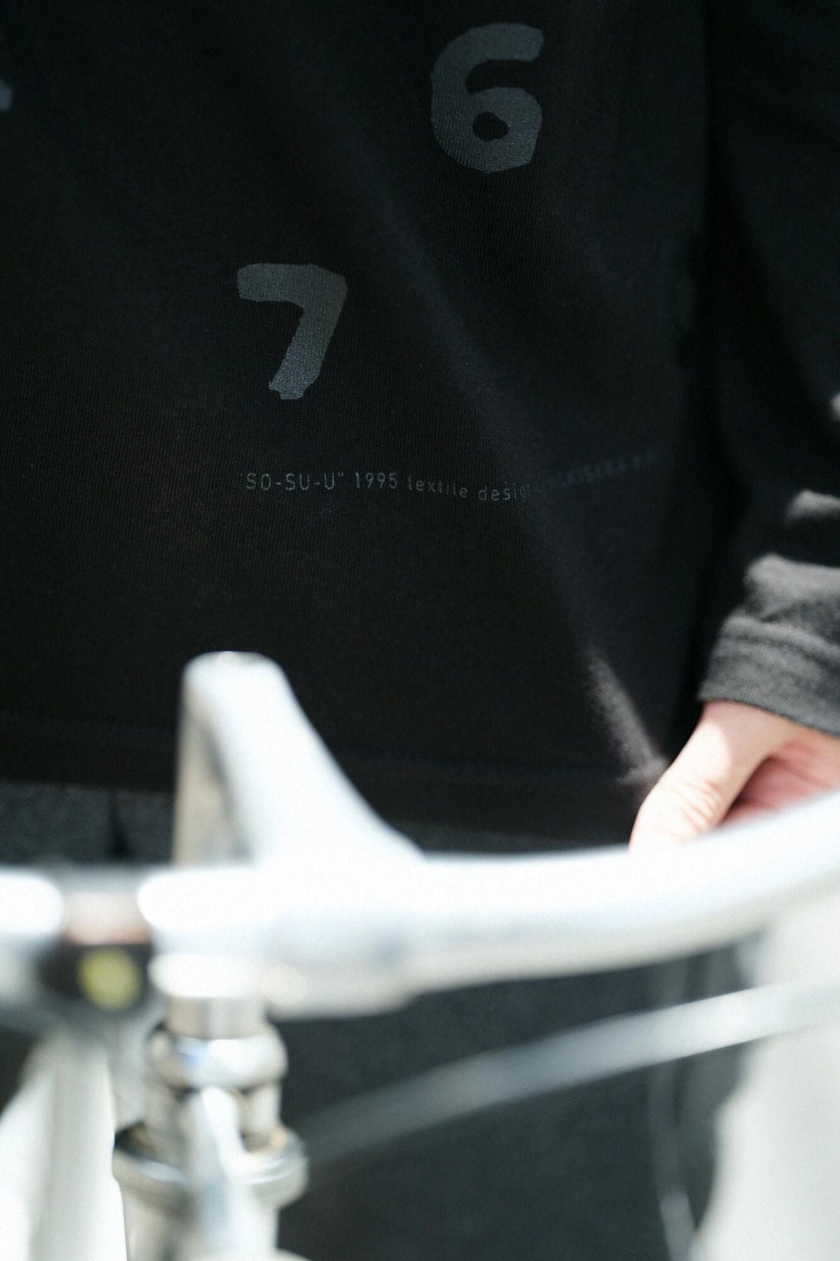 SO-SU-U 長袖Tシャツ2 [5.6]／ブラック×ブラック