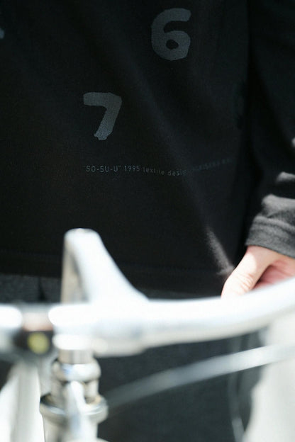 SO-SU-U 長袖Tシャツ2 [5.6]／ブラック×ブラック