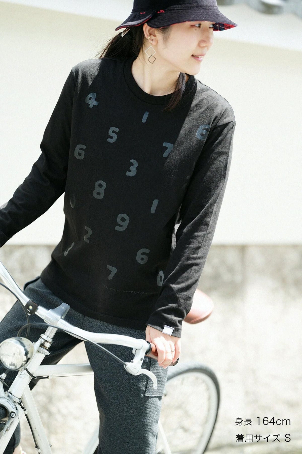 SO-SU-U 長袖Tシャツ2 [5.6]／ブラック×ブラック