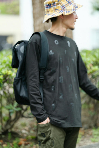 SO-SU-U 長袖Tシャツ2 [5.6]／ブラック×ブラック
