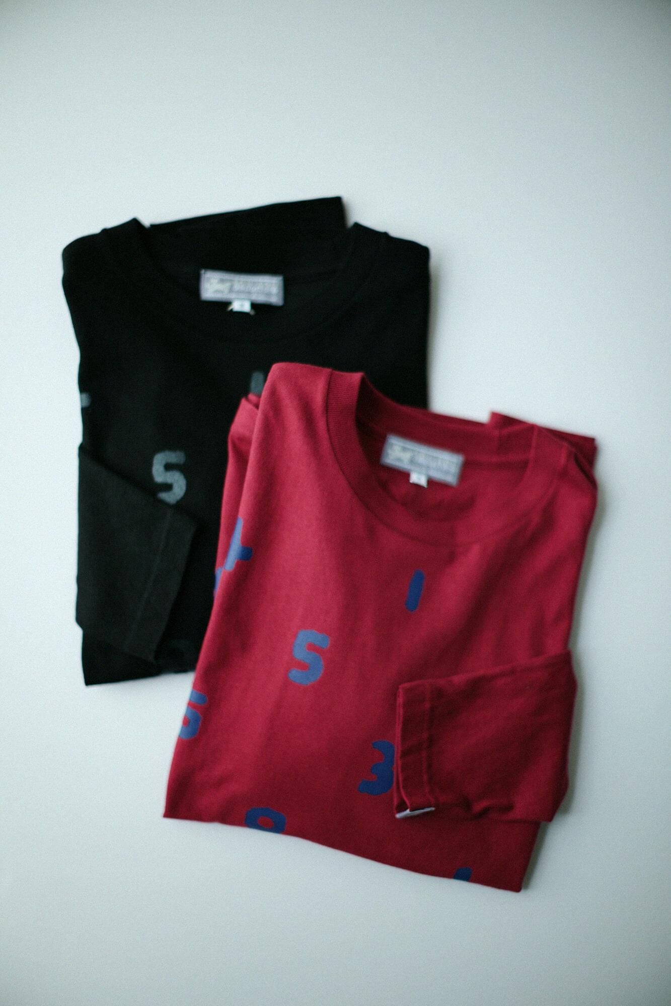 SO-SU-U 長袖Tシャツ2 [5.6]／ブラック×ブラック
