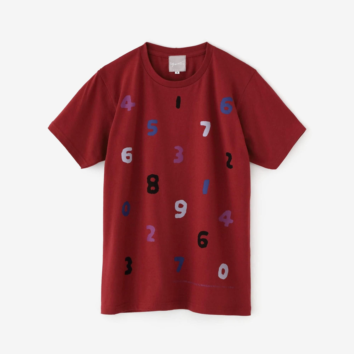 SO-SU-U 四味（よつみ） 半袖Tシャツ[5.0]／バーガンディ