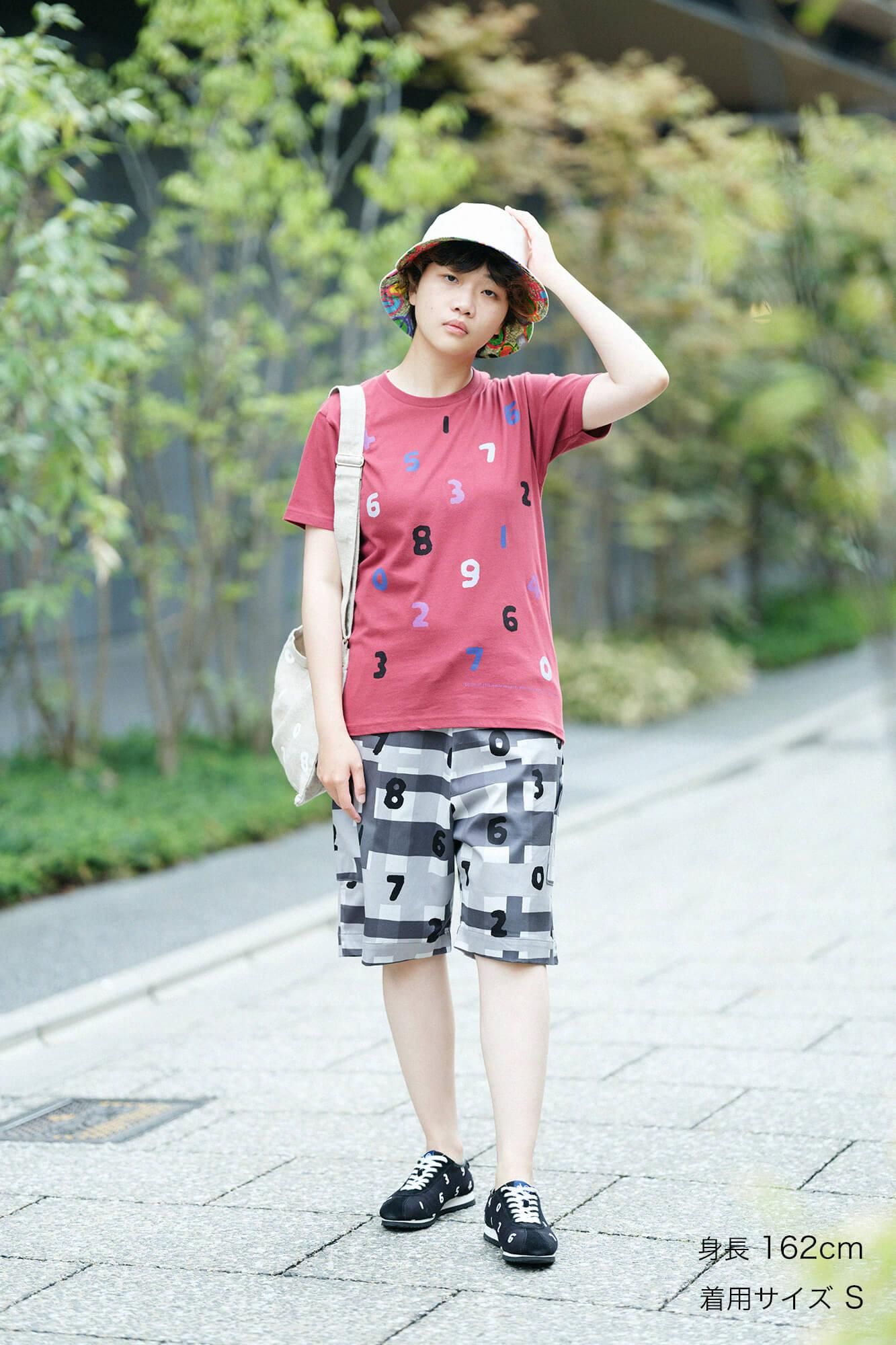SO-SU-U 四味（よつみ） 半袖Tシャツ[5.0]／バーガンディ