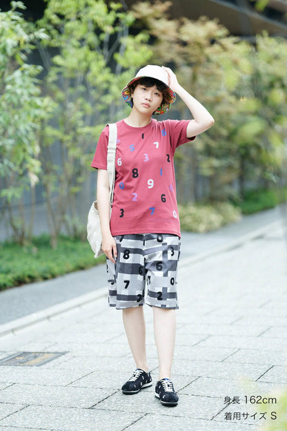 SO-SU-U 四味（よつみ） 半袖Tシャツ[5.0]／バーガンディ