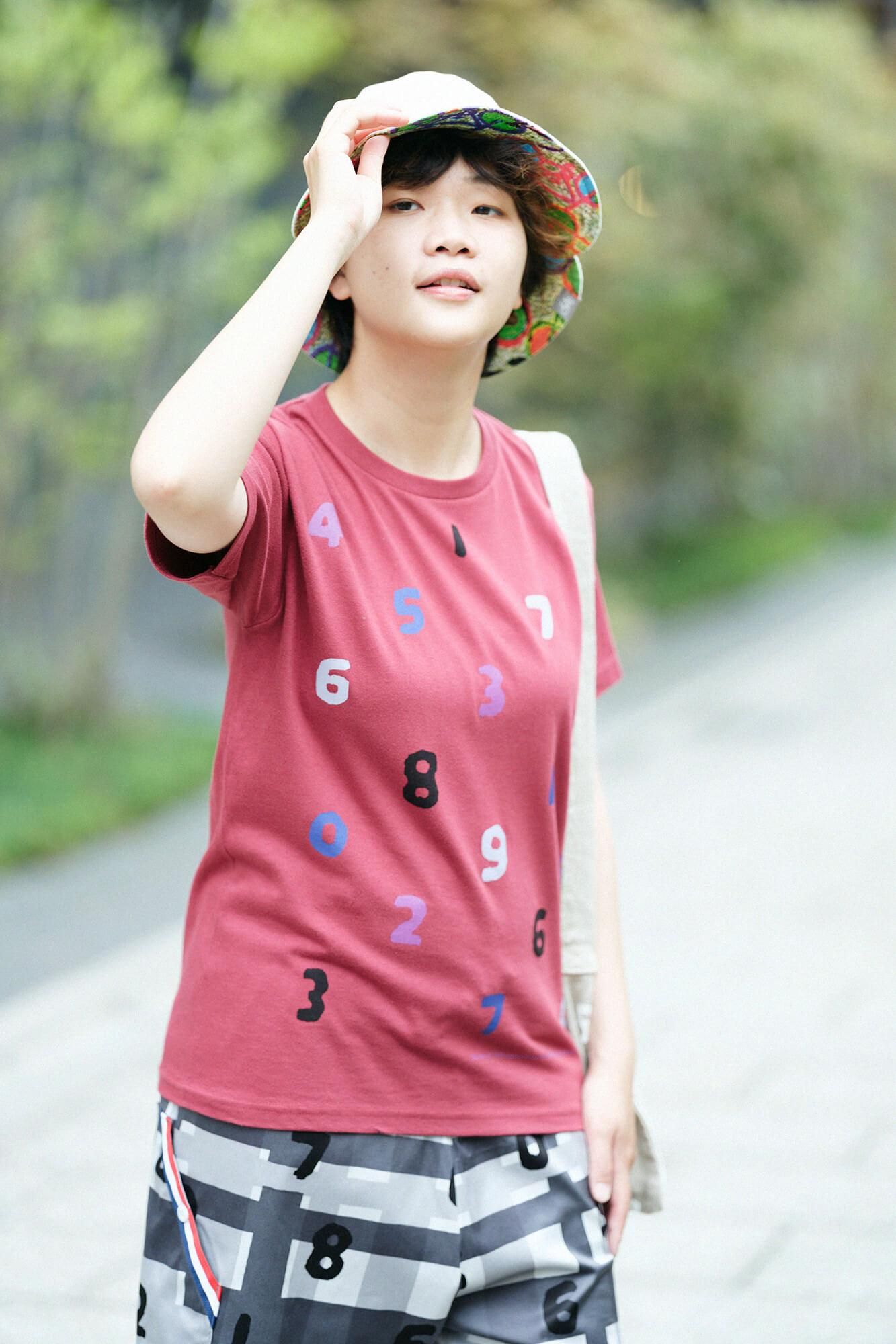 SO-SU-U 四味（よつみ） 半袖Tシャツ[5.0]／バーガンディ