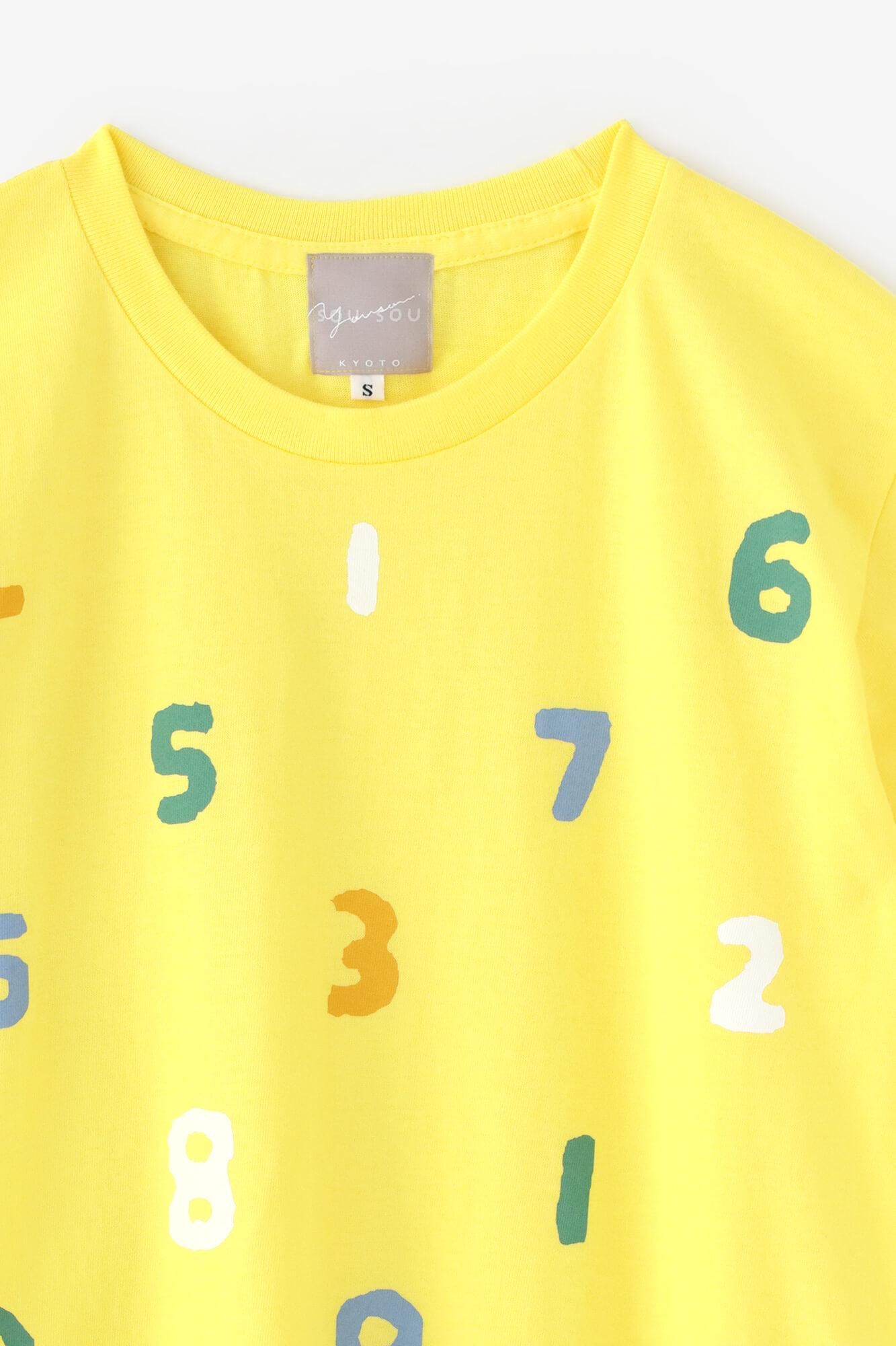 【net限定】SO-SU-U 四味（よつみ） 半袖Tシャツ[5.0]／イエロー