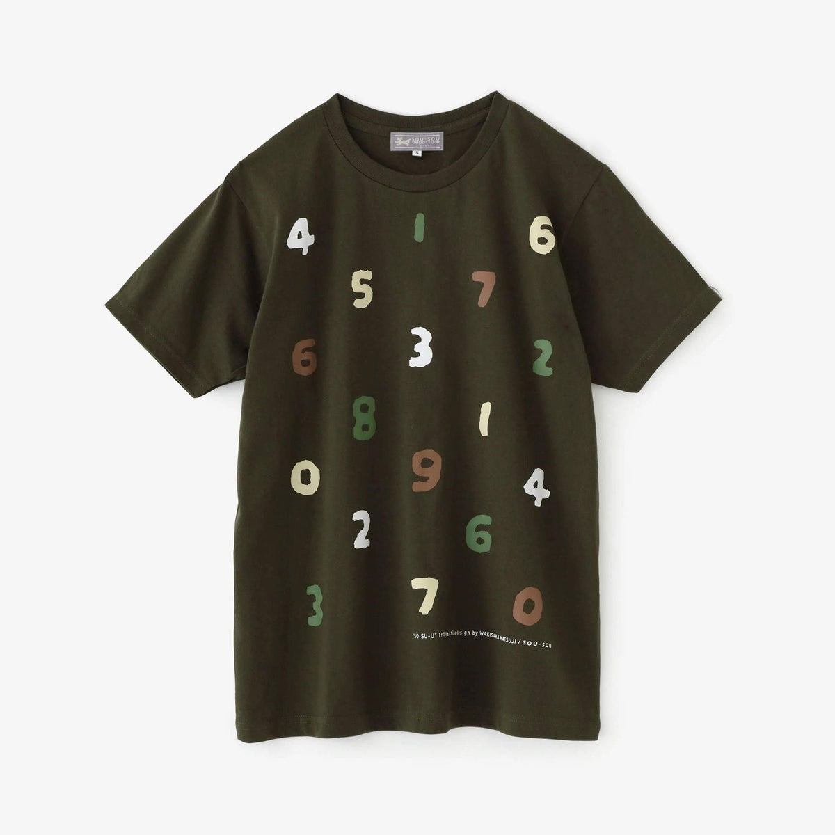 SO-SU-U 四味（よつみ） 半袖Tシャツ[5.0]／アーミーグリーン