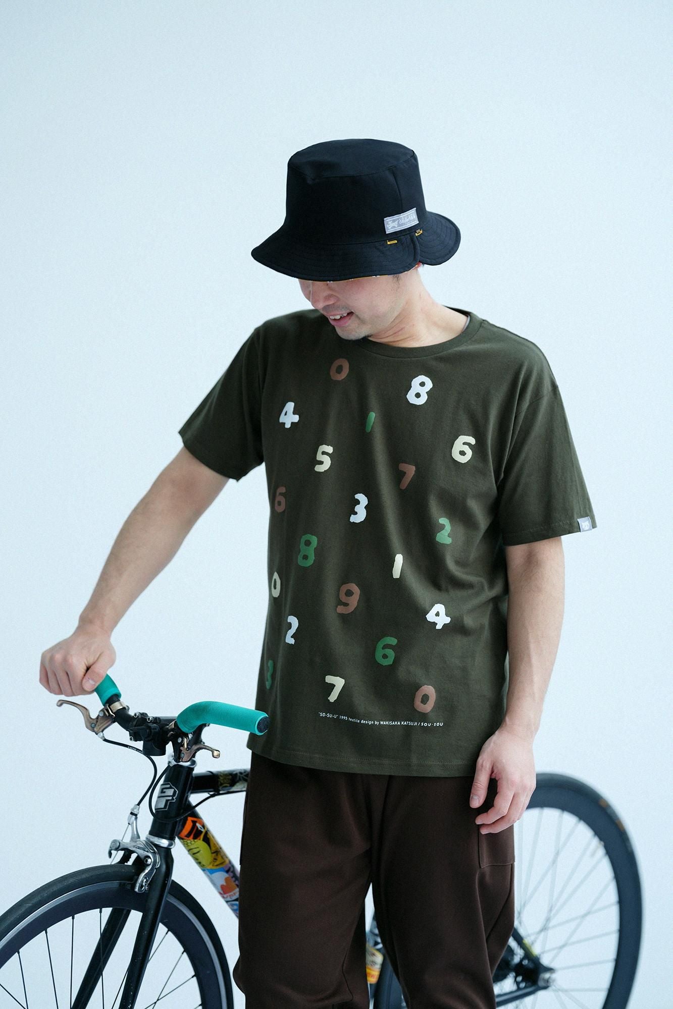 SO-SU-U 四味（よつみ） 半袖Tシャツ[5.0]／アーミーグリーン