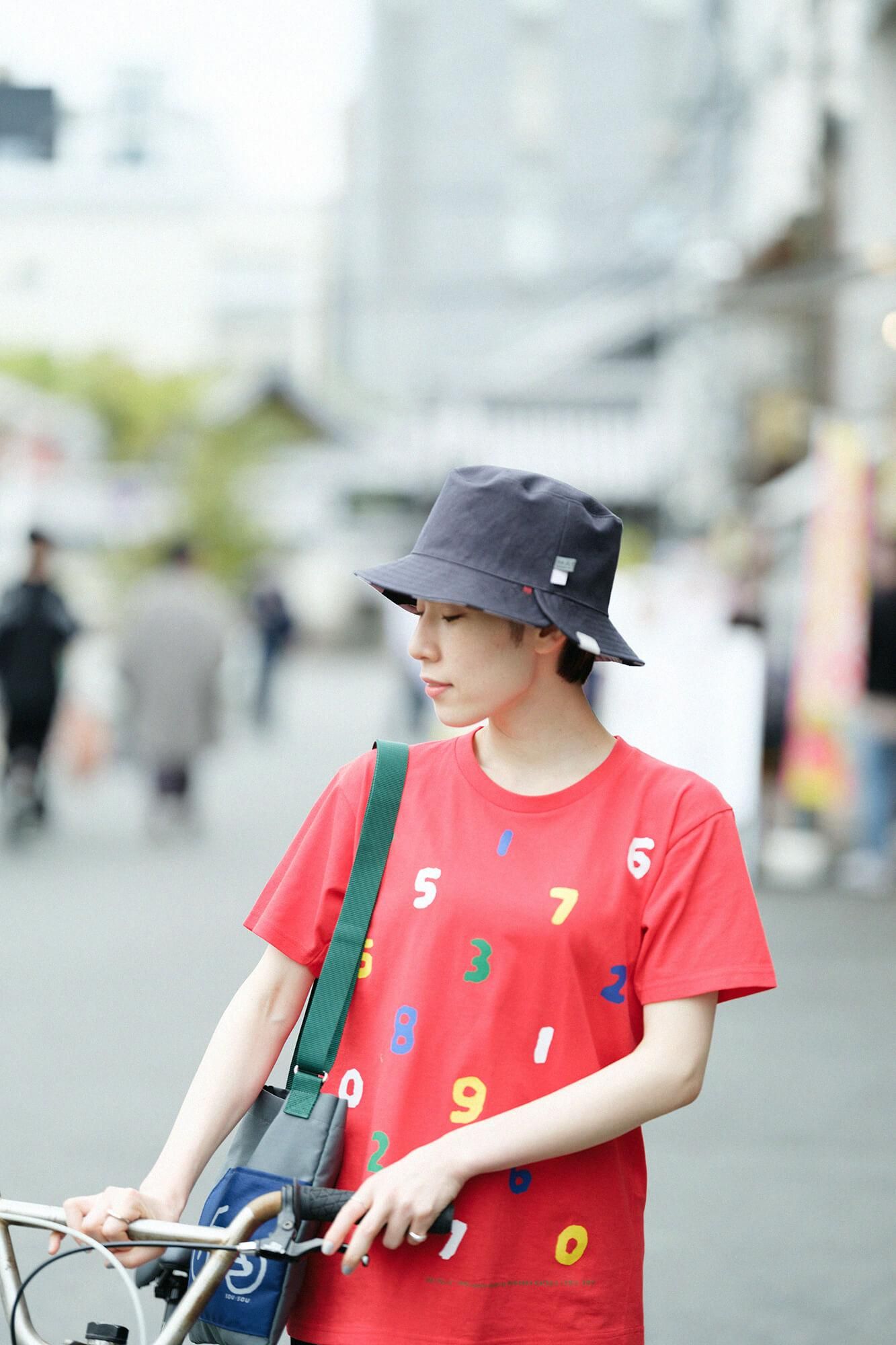 SO-SU-U 四味（よつみ） 半袖Tシャツ[5.0]／レッド
