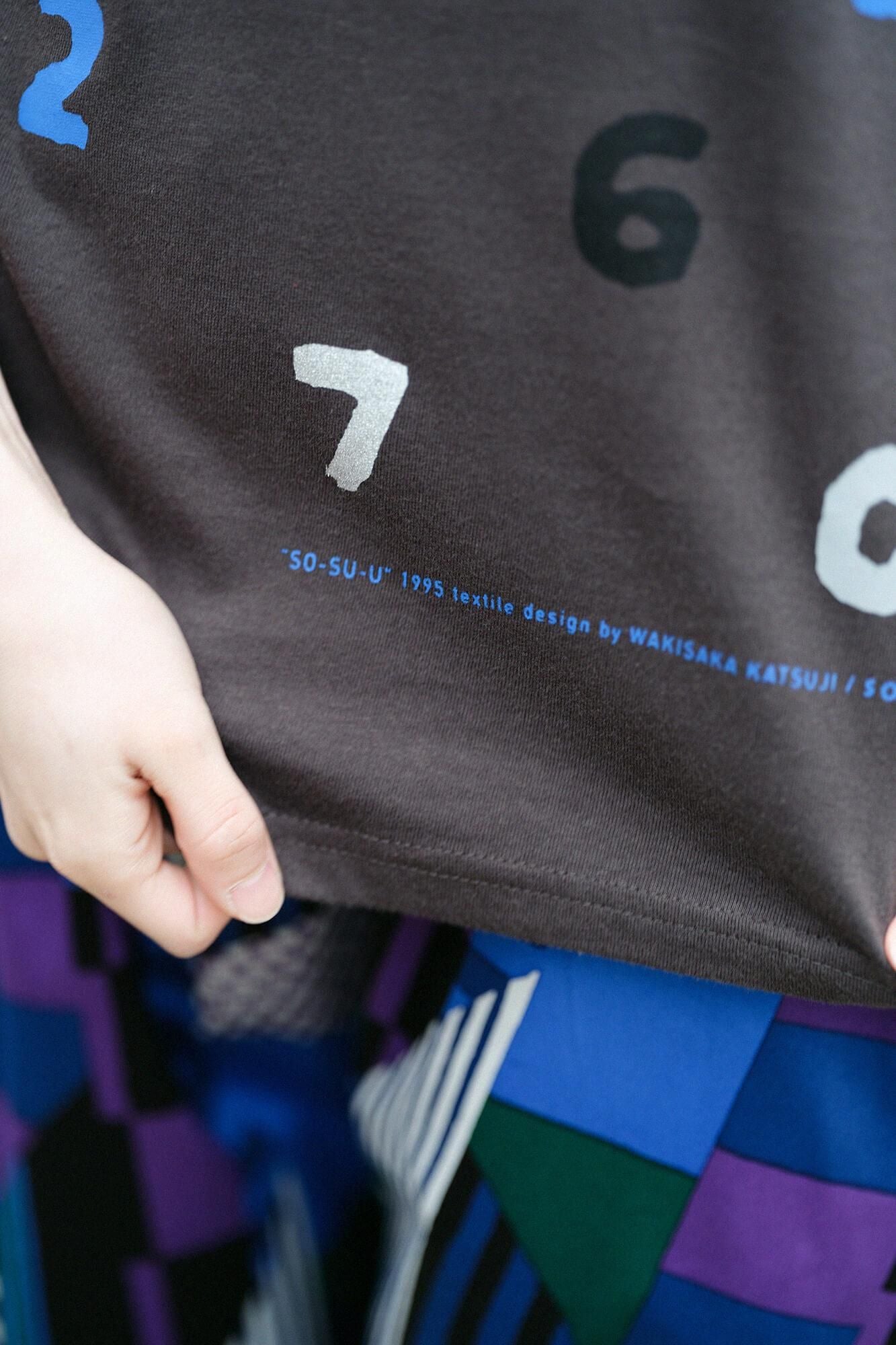 SO-SU-U 四味（よつみ） 半袖Tシャツ[5.0]／スモークブラック