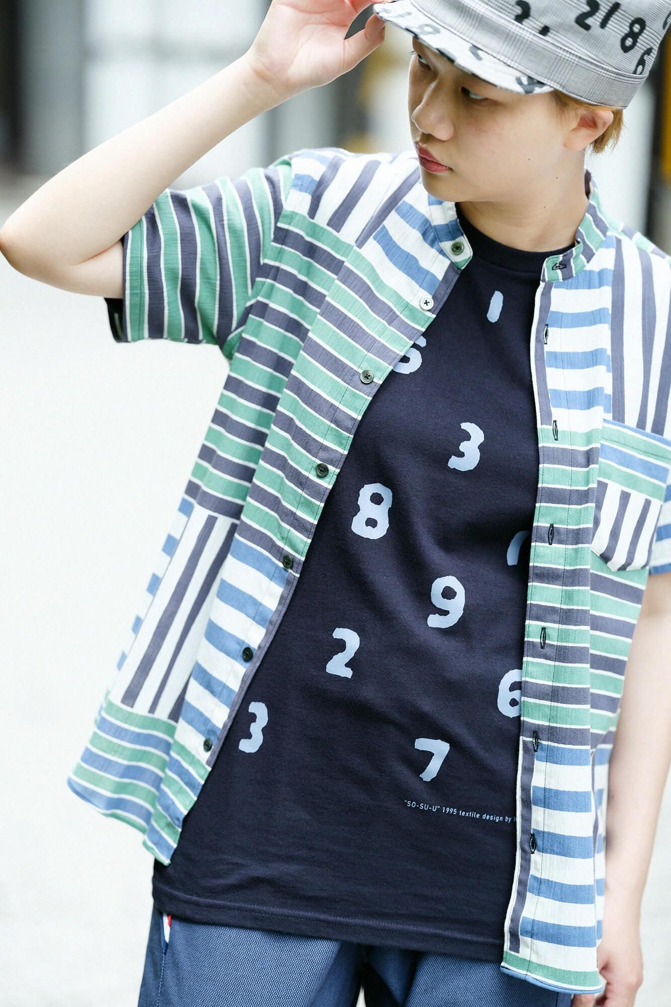SO-SU-U 半袖Tシャツ[5.0]／ネイビー
