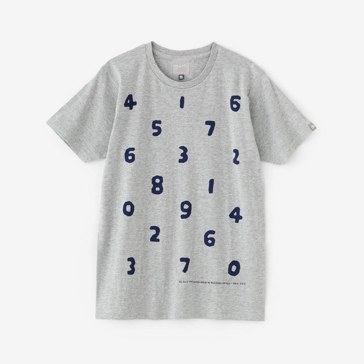 SO-SU-U 半袖Tシャツ[5.0]／ヘザーグレー