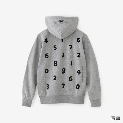 SO-SU-U デポルターレ ZIP UP スウェットパーカー[9.7]／ヘザーグレー