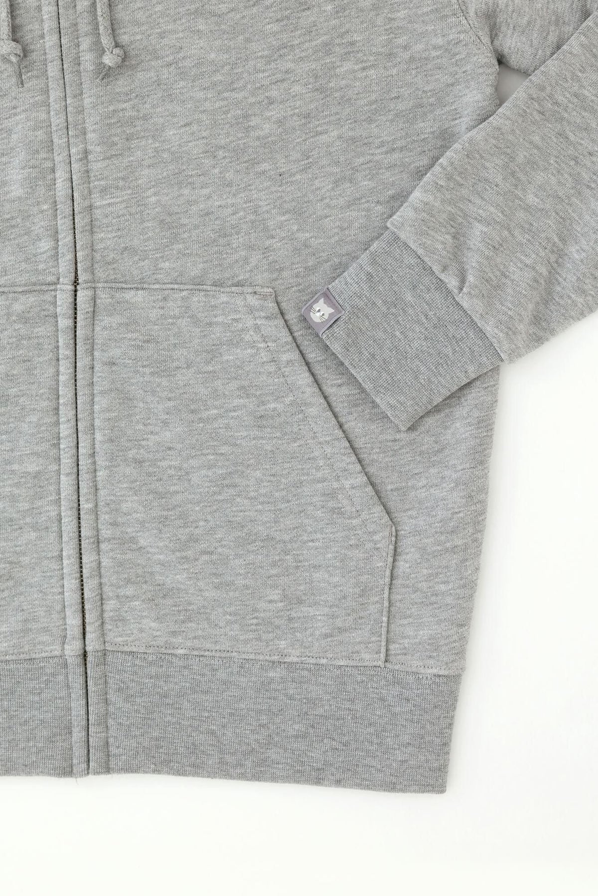 SO-SU-U デポルターレ ZIP UP スウェットパーカー[9.7]／ヘザーグレー