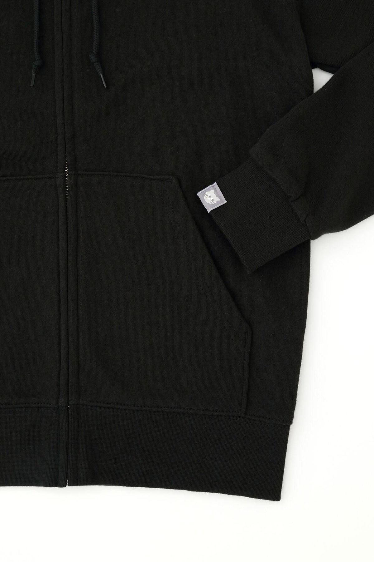 SO-SU-U デポルターレ ZIP UP スウェットパーカー[9.7]／ブラック