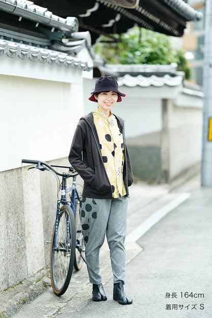 SO-SU-U デポルターレ ZIP UP スウェットパーカー[9.7]／ブラック