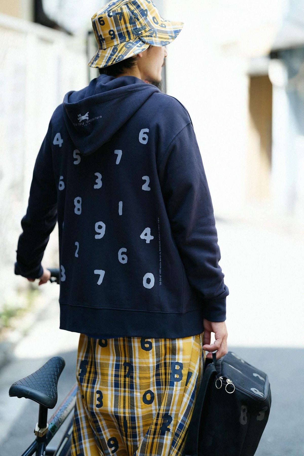 SO-SU-U デポルターレ ZIP UP スウェットパーカー[9.7]／ダークネイビー
