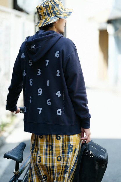 SO-SU-U デポルターレ ZIP UP スウェットパーカー[9.7]／ダークネイビー