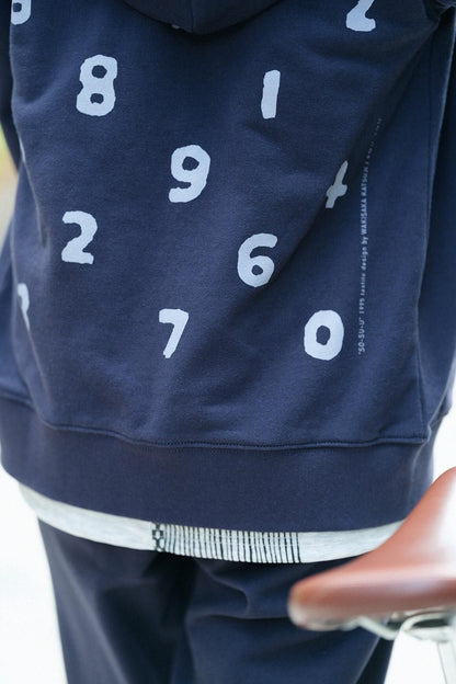 SO-SU-U デポルターレ ZIP UP スウェットパーカー[9.7]／ダークネイビー