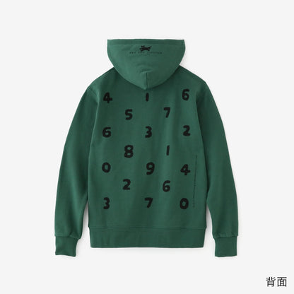 SO-SU-U デポルターレ ZIP UP スウェットパーカー[9.7]／アイビーグリーン