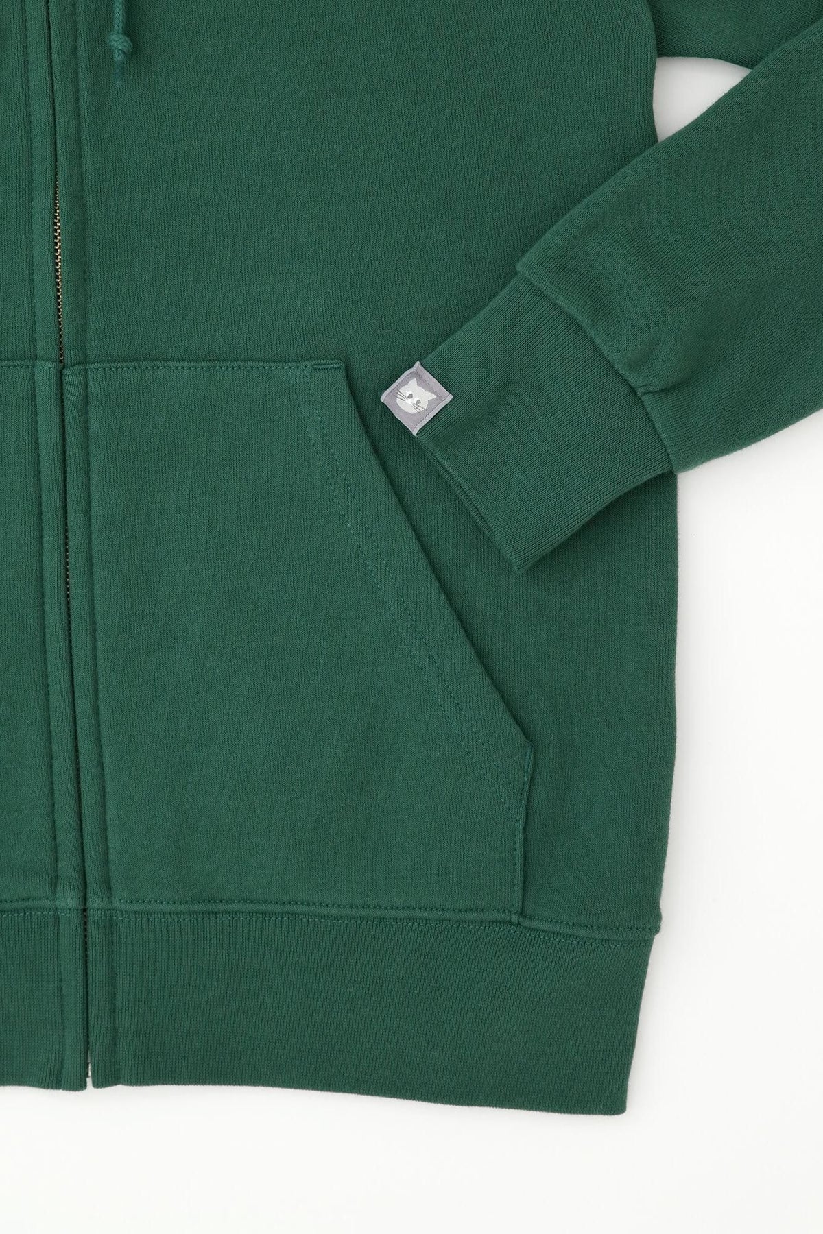 SO-SU-U デポルターレ ZIP UP スウェットパーカー[9.7]／アイビーグリーン