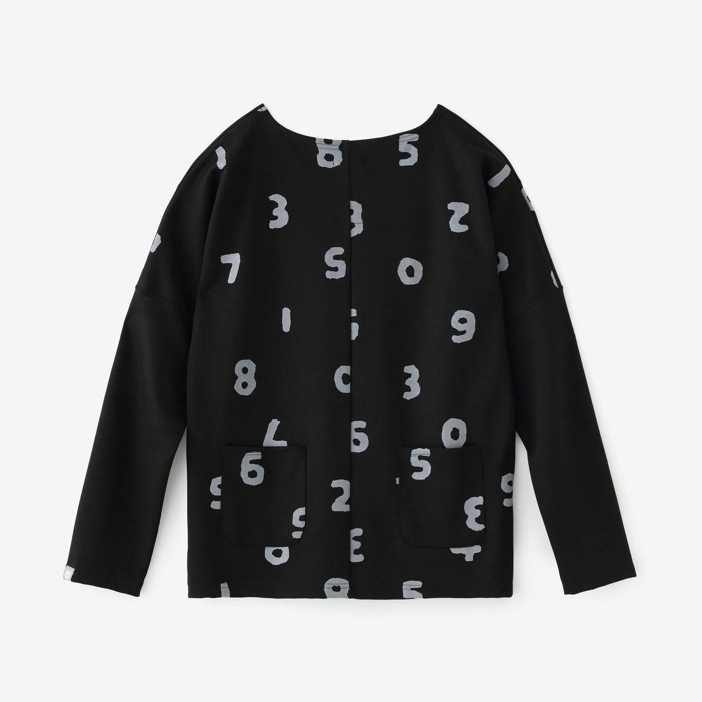 ダンボールニット 型ぬき長袖Tシャツ／SO-SU-U上下（しょうか） 濡羽色（ぬればいろ）▲