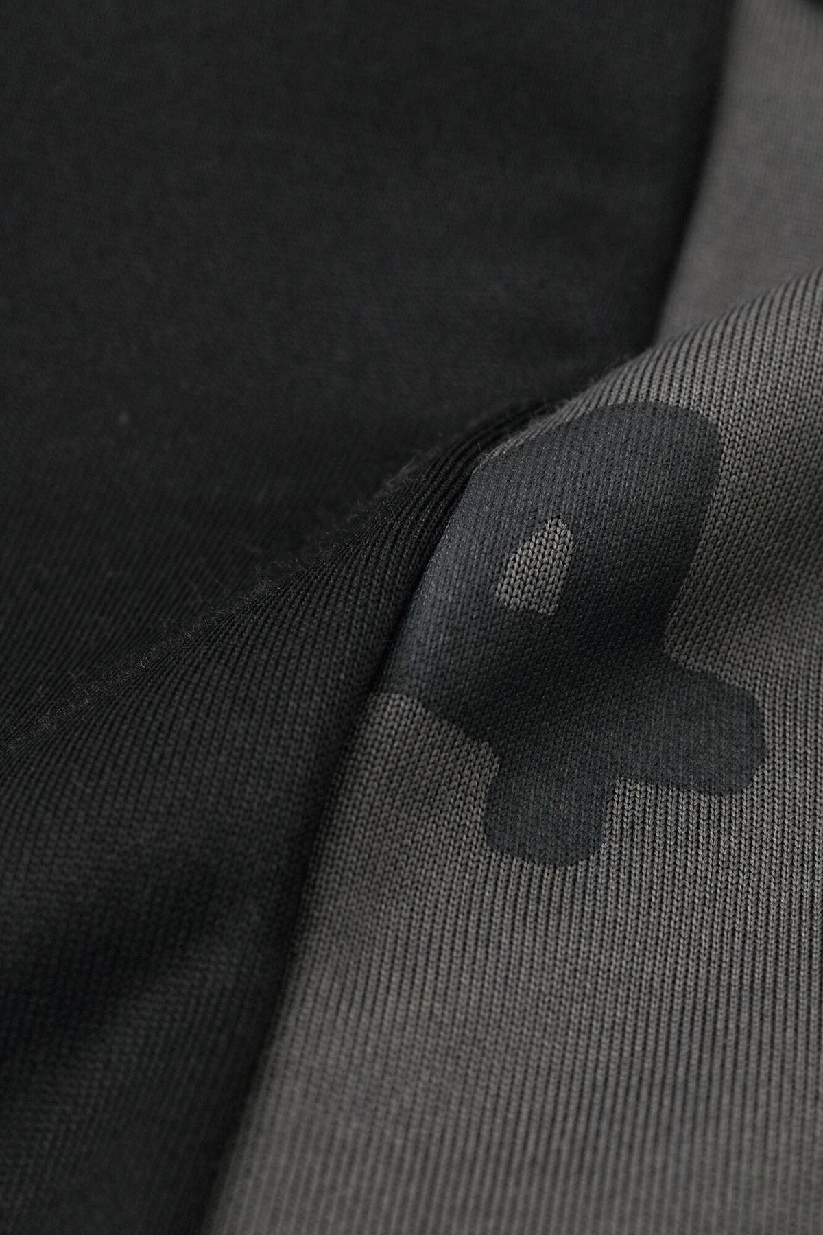 ボンバーヒート(R) ボートネックシャツ／ネイビーブラック×SO-SU-U