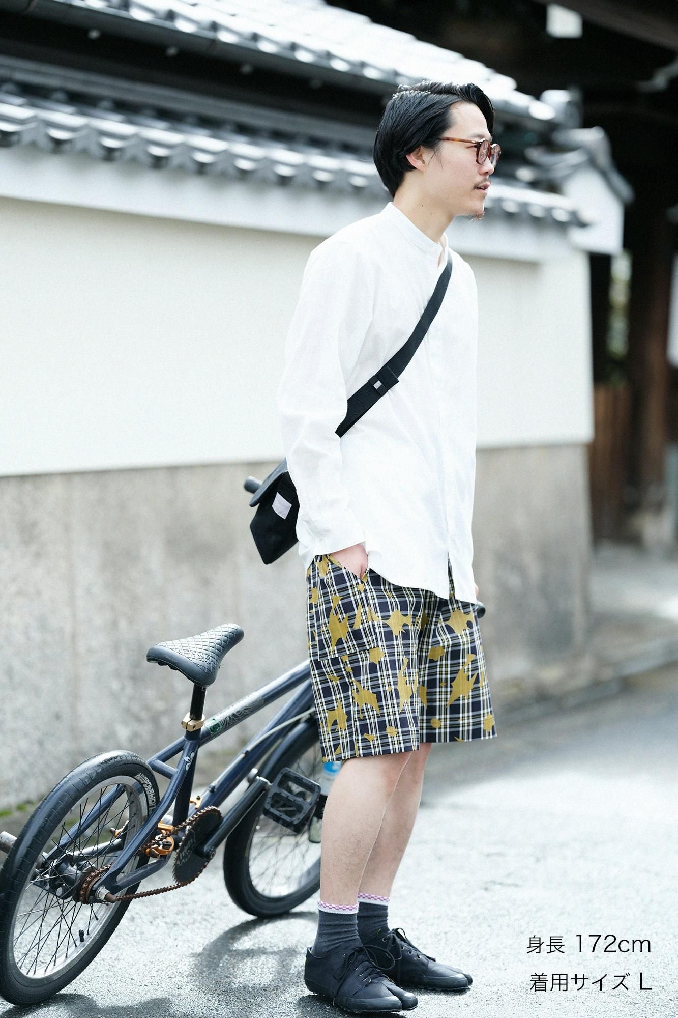 40双ストレッチツイル BIKEショーツ／おおらか