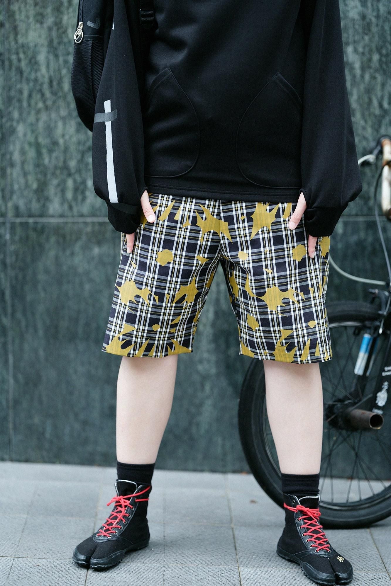 40双ストレッチツイル BIKEショーツ／おおらか