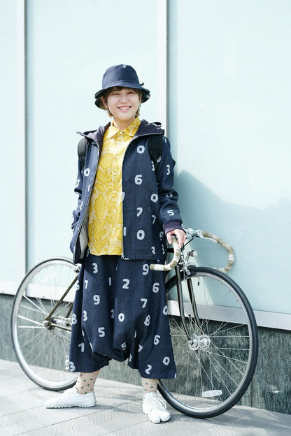 高島縮 20/20 シャツ／花影（はなかげ）