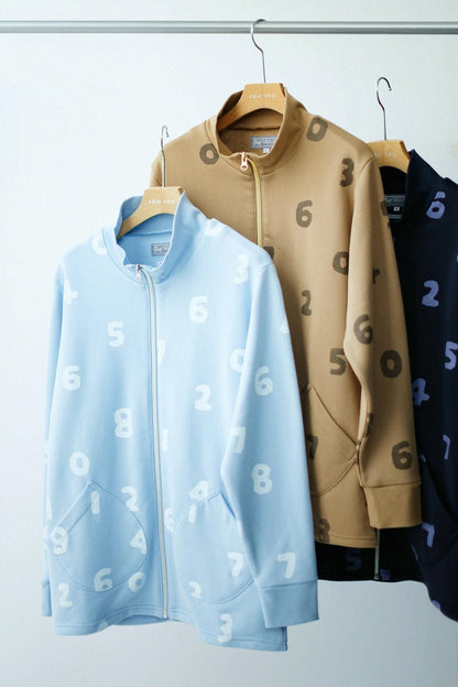 裏毛 ZIP UP BIKEブルゾン／SO-SU-U 桑茶（くわちゃ）