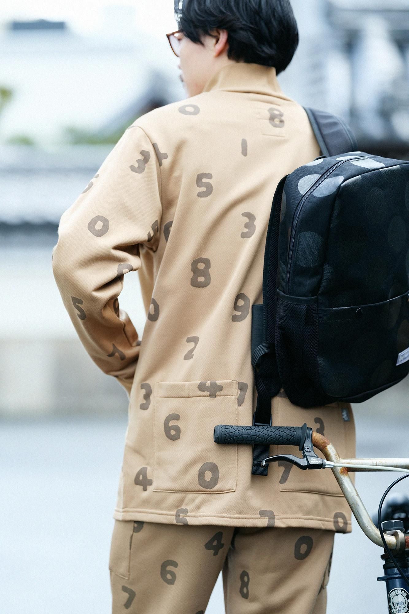 裏毛 ZIP UP BIKEブルゾン／SO-SU-U 桑茶（くわちゃ）