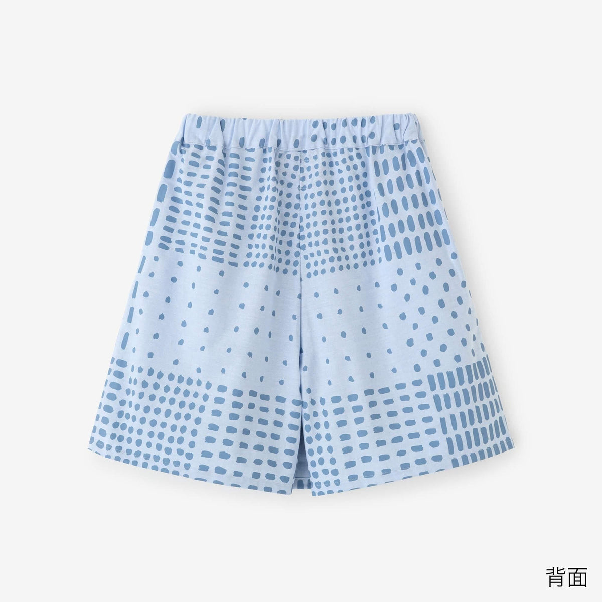 【net限定】綿和紙 BIKEキュロット／敷石（しきいし） 月白（げっぱく）