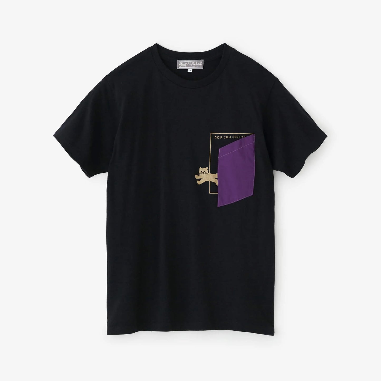 半袖 escape ポケットTシャツ[5.0]／ネイビー