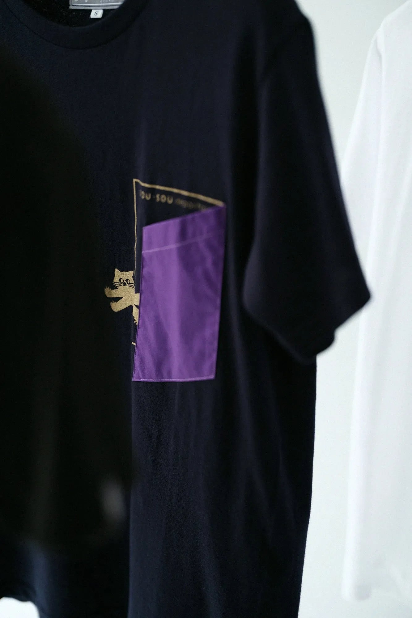 半袖 escape ポケットTシャツ[5.0]／ネイビー