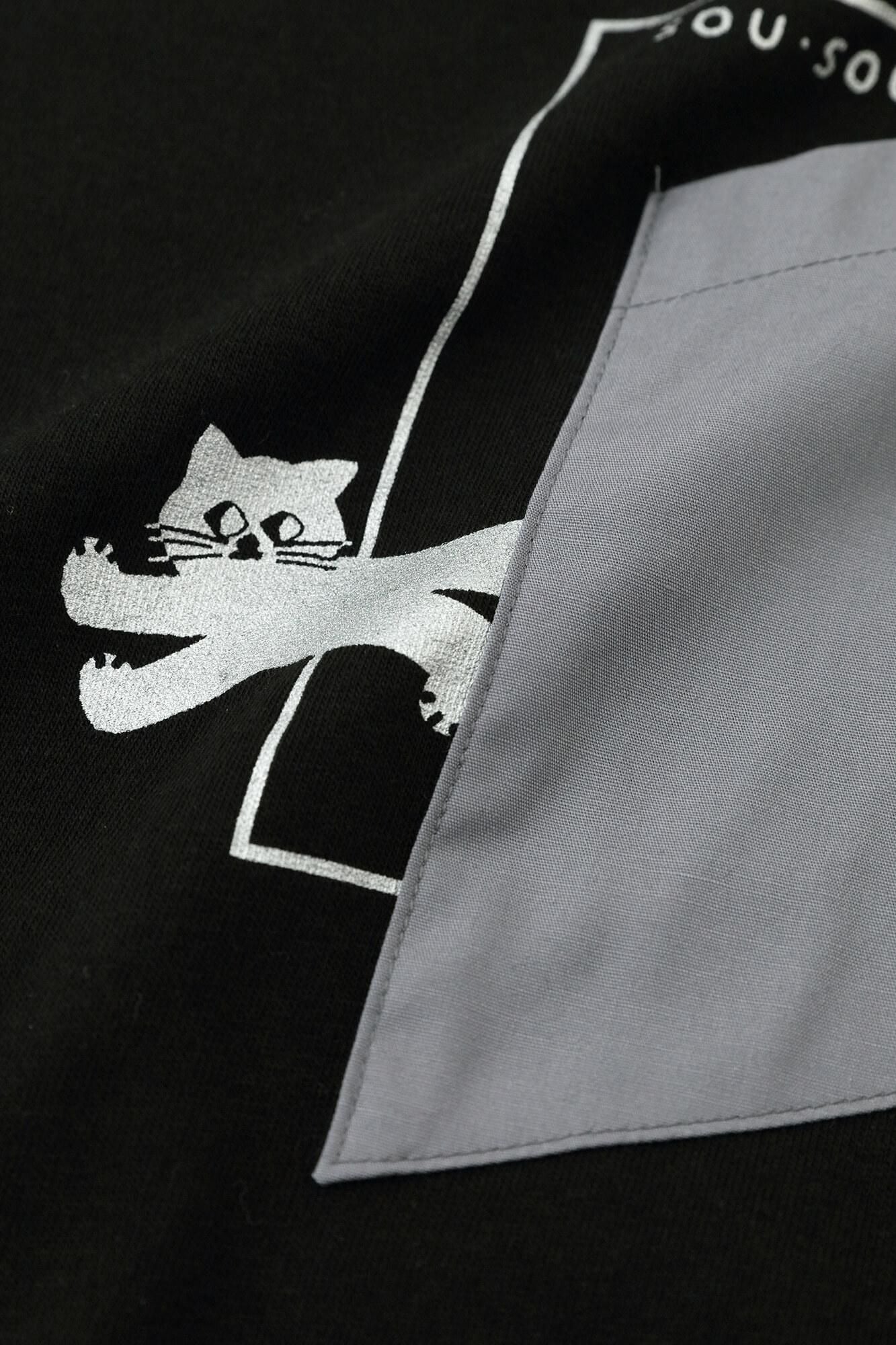 半袖 escape ポケットTシャツ[5.0]／ブラック