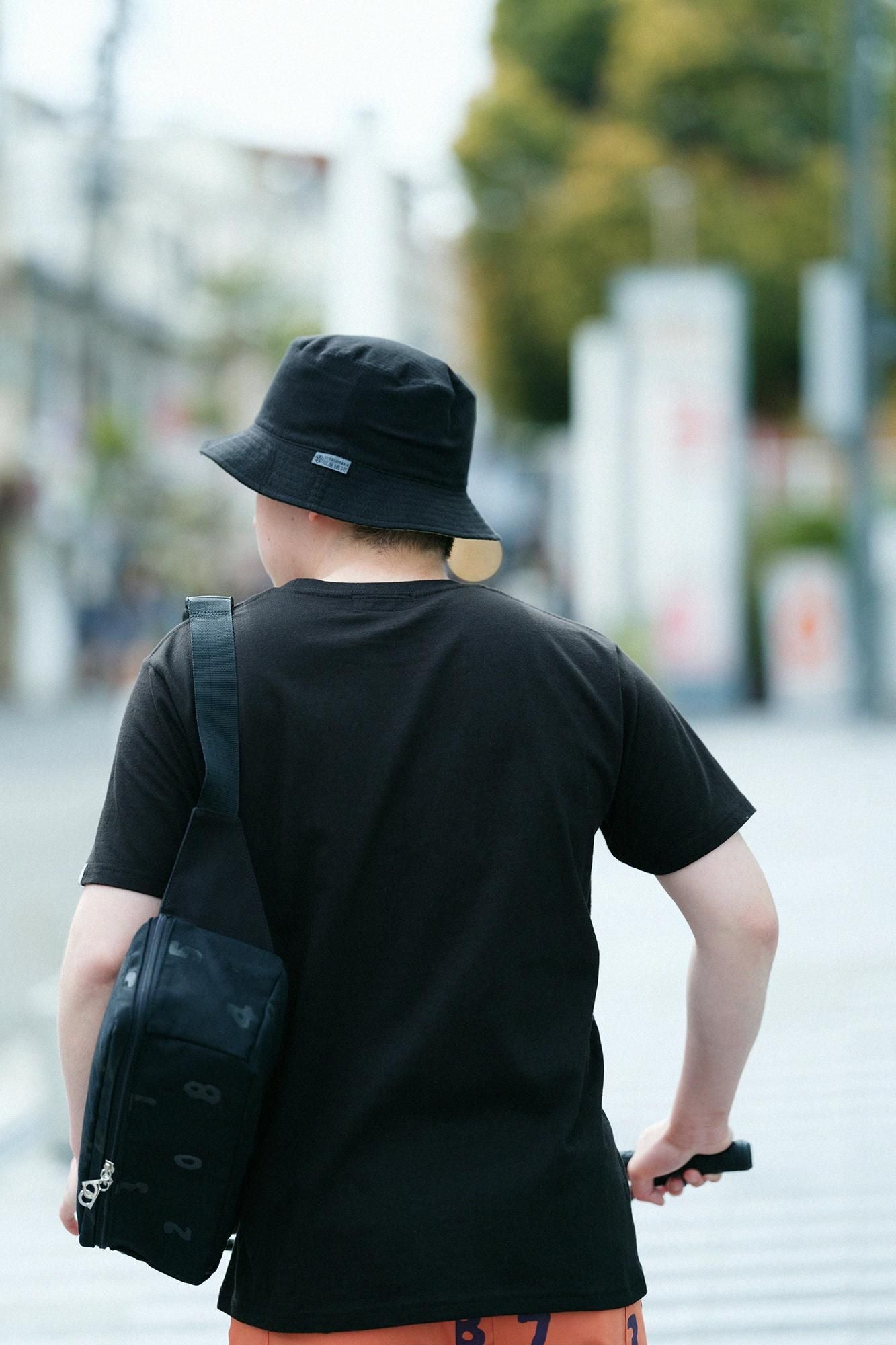 半袖 escape ポケットTシャツ[5.0]／ブラック