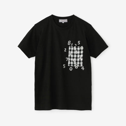 半袖 ポケットTシャツ[5.0]／ブラック×SO-SU-U昆（こん）