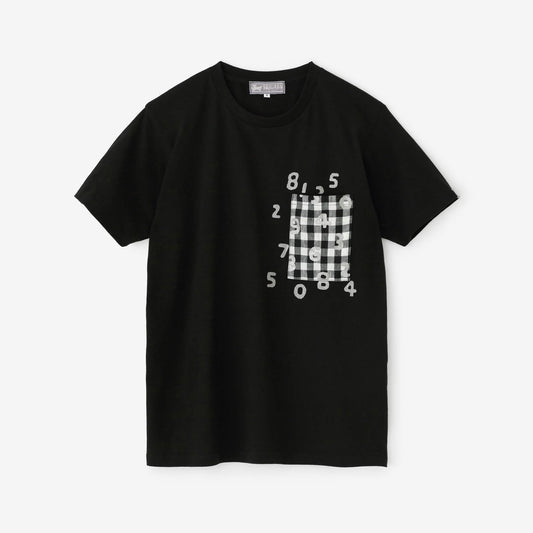 半袖 ポケットTシャツ[5.0]／ブラック×SO-SU-U昆（こん）