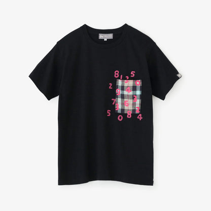 半袖 ポケットTシャツ[5.0]／ネイビー×SO-SU-U昆（こん）