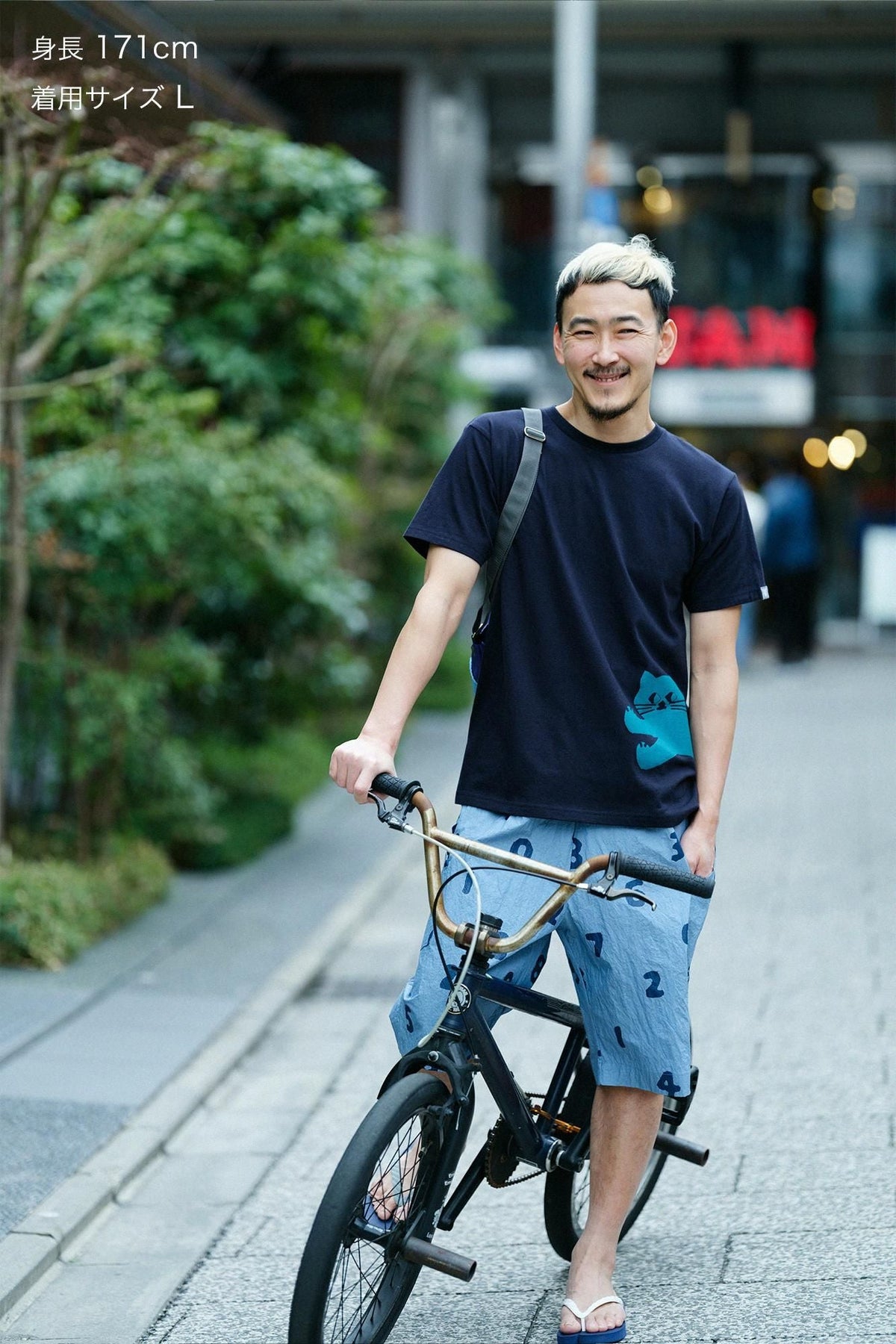 デポルターレ 半袖Tシャツ[5.0]／ネイビー