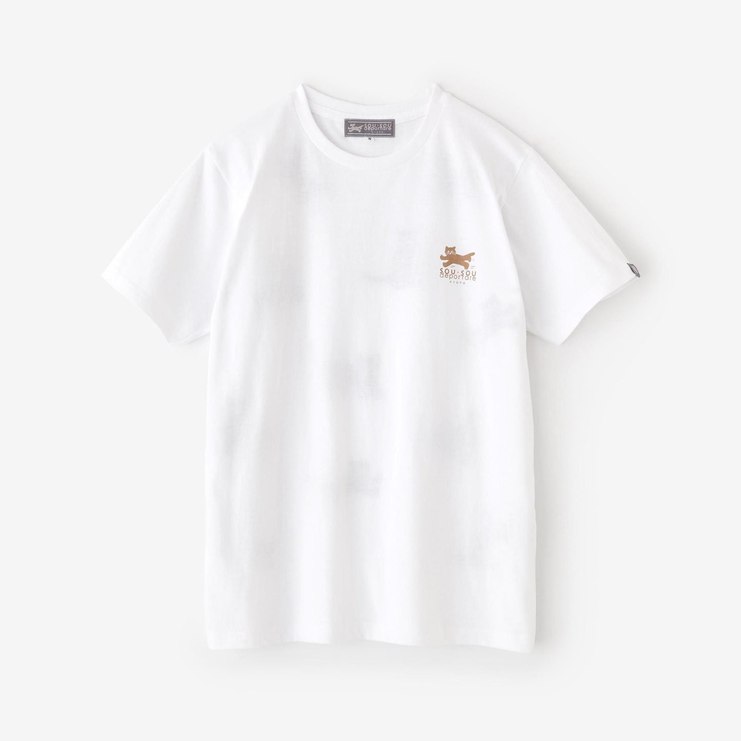 ねこ 半袖Tシャツ[5.0]／ホワイト