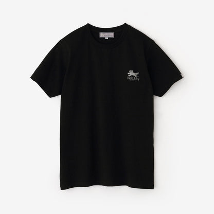 ねこ 半袖Tシャツ[5.0]／ブラック