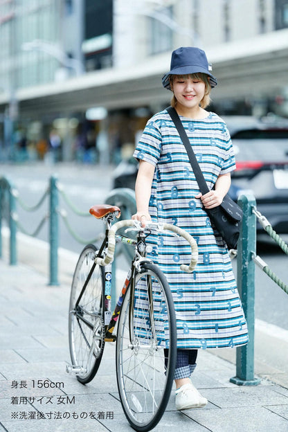 ビスコースナイロンチェック BIKEワンピース／SO-SU-U