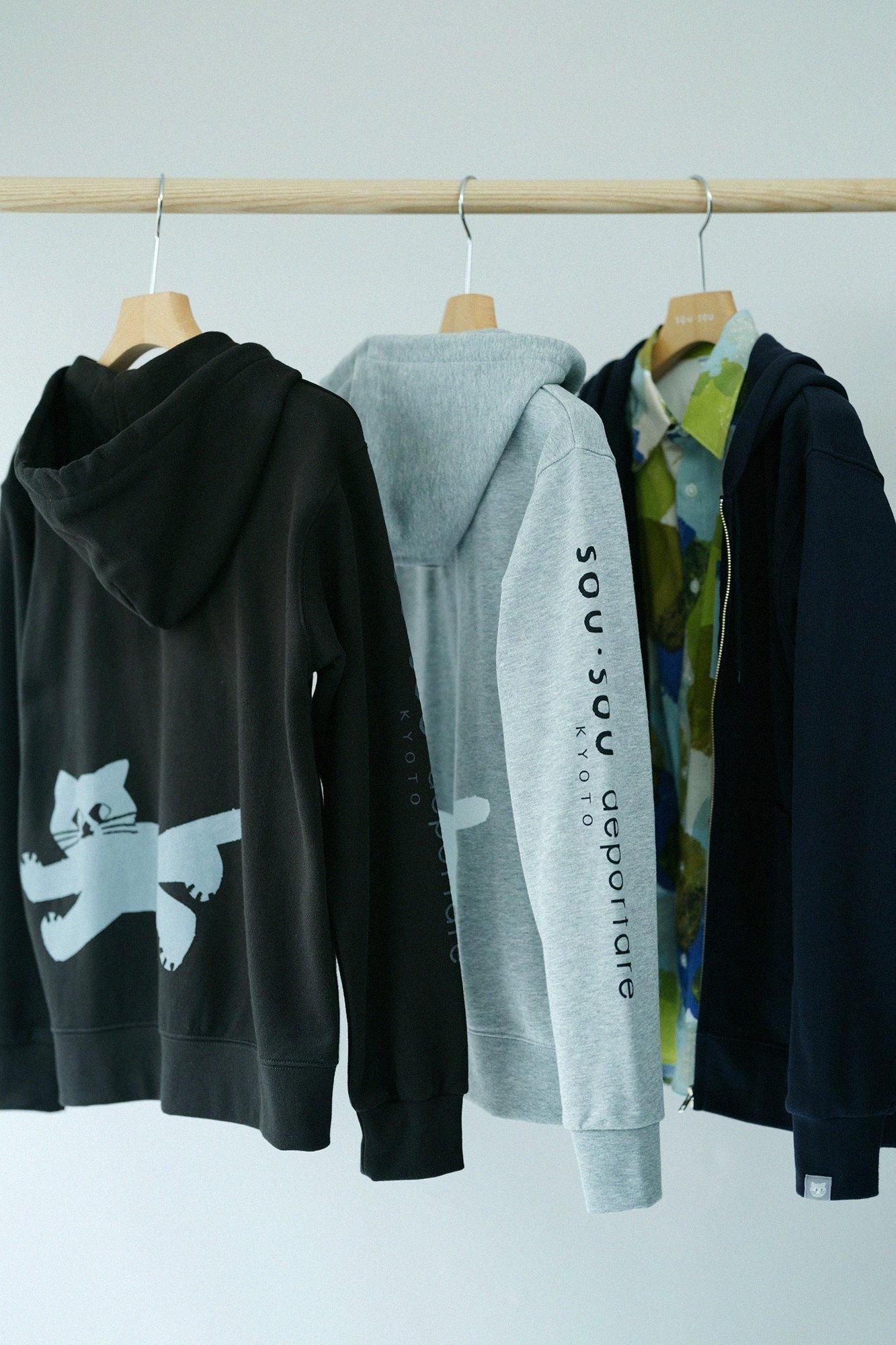 デポルターレ ZIP UP スウェットパーカー[9.7]／ヘザーグレー